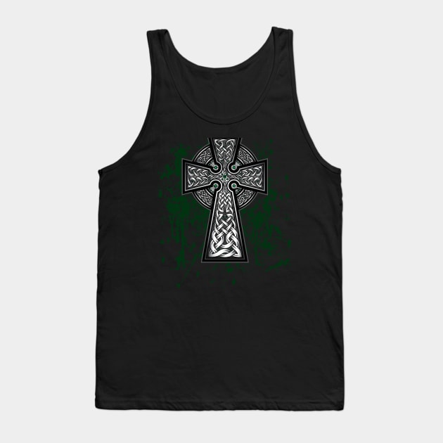 Celtic Cross Tank Top by celtichammerclub